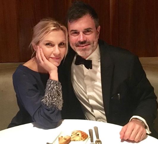 Rhea Seehorn with her husband Graham Larson